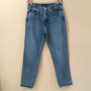 Abercrombie & Fitch 90s Loose Mens Jeans Blue Denim Size 32x34